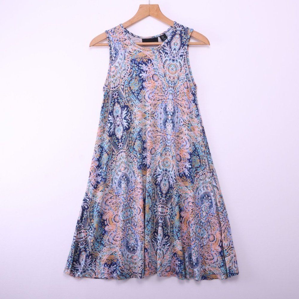 CYNTHIA ROWLEY Floral A Line Dress